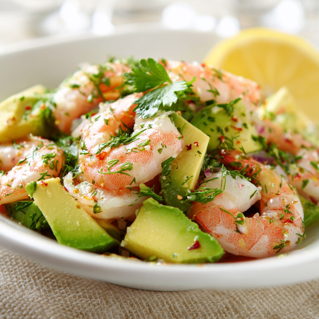 Shrimp and Avocado Salad - Shrimp and Avocado Salad