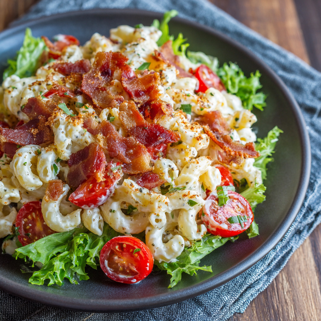 BLT Macaroni Salad - BLT Macaroni Salad