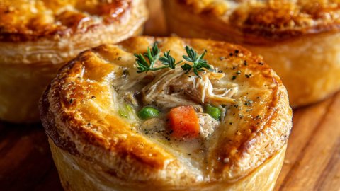 Easy Mini Chicken Pot Pies - Mini Chicken Pot Pies