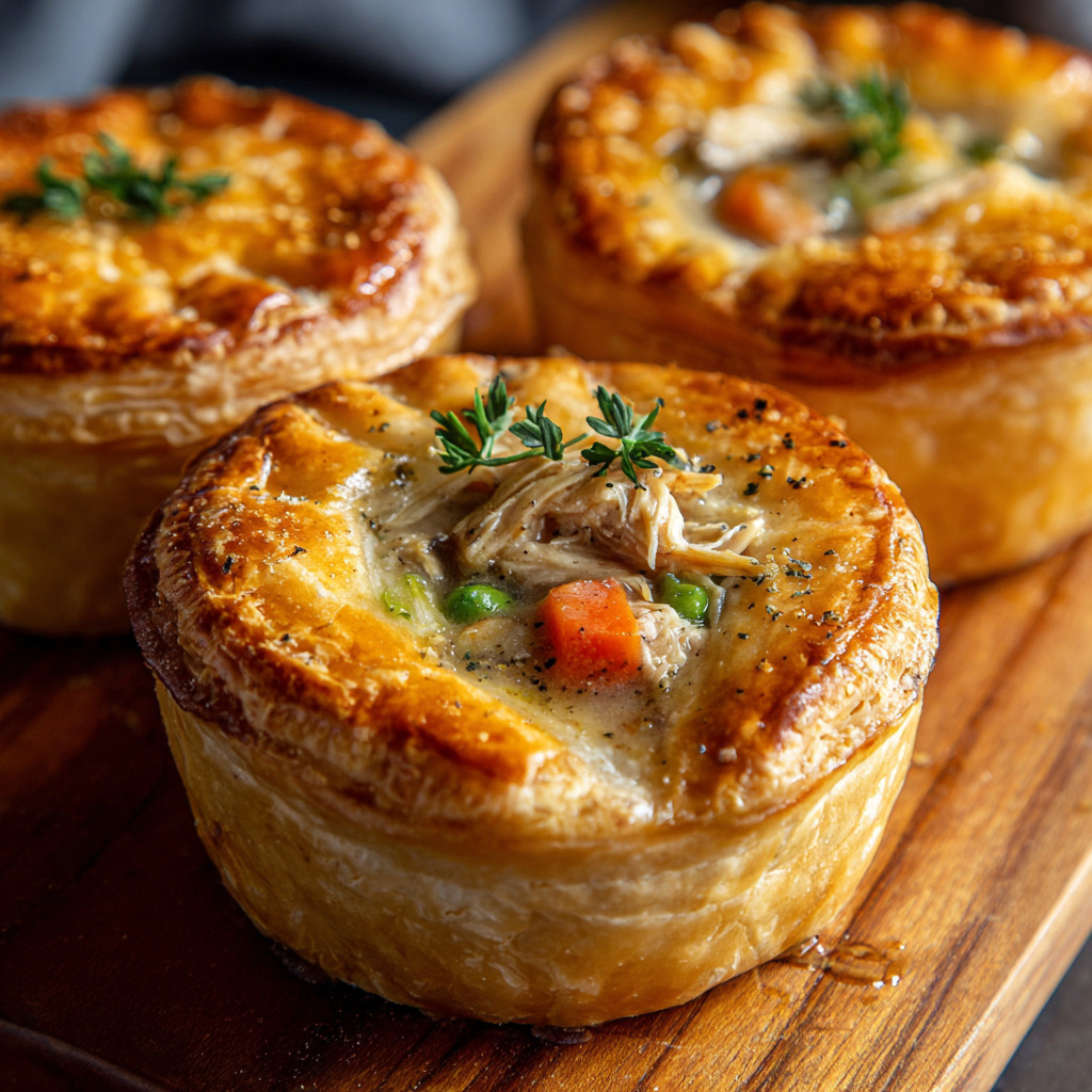 Easy Mini Chicken Pot Pies - Mini Chicken Pot Pies