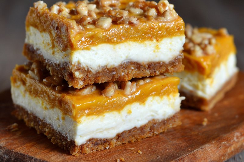 Pumpkin Cream Cheese Bars