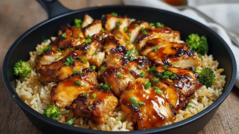 Cozy One Skillet Honey BBQ Chicken And Rice - PP15 Thumb Cozy One Skillet Honey BBQ Chicken And Rice