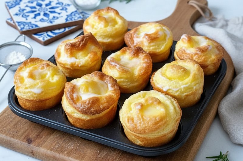 Irresistible Cavacas Portuguese Popovers