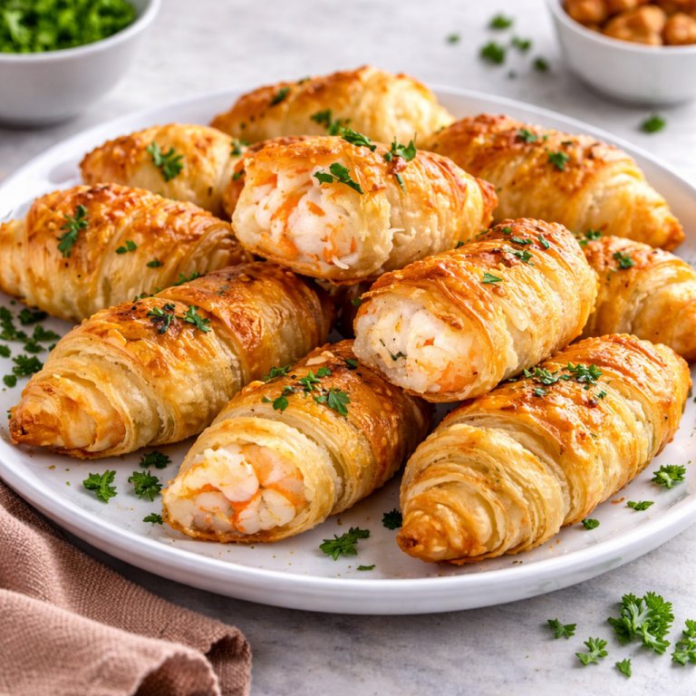 Golden Crab Crescent Bites Delight