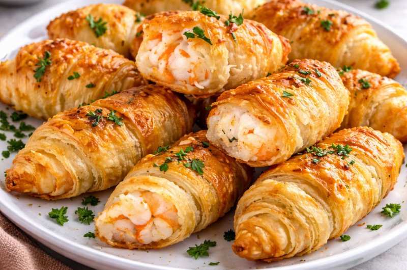 Golden Crab Crescent Bites Delight