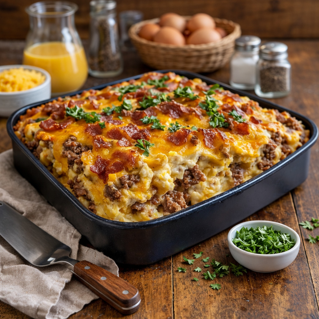 Cozy Crack Breakfast Casserole - PP6 Thumb Cozy Crack Breakfast Casserole